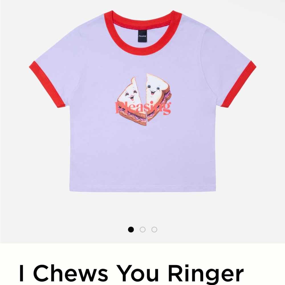Unisex T-Shirt from Harry Styles Pleasing - Purple and Red